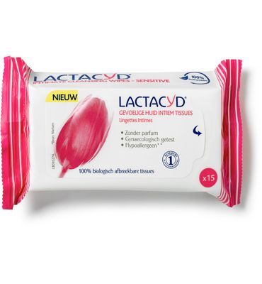 Lactacyd Tissue gevoelige huid (15st) 15st