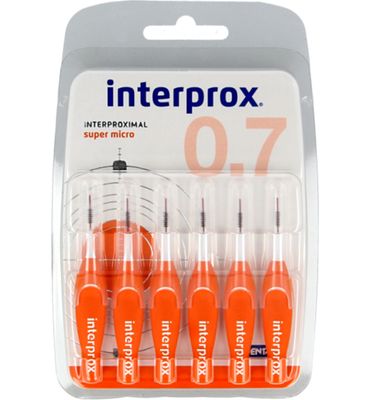 Interprox Premium super micro oranje 0.7mm (6st) 6st