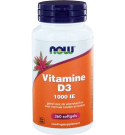 Now Now Vitamine D3 1000IE (360sft)