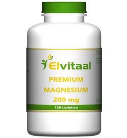 Elvitaal-Elvitum Elvitaal/Elvitum Magnesium 200mg premium (180tb)