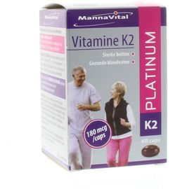 Mannavital Mannavital Vitamine K2 platinum (60ca)