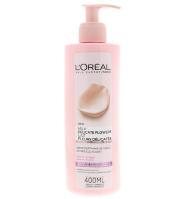 L'Oréal Skin care reinigingsmelk droge/gevoelige huid (400ml) 400ml