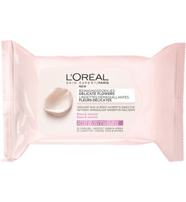 L'Oréal Skin expert reinigingsdoekjes droge/gevoelige huid (25st) 25st