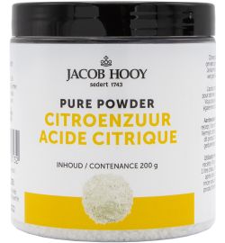 Jacob Hooy Jacob Hooy Citroenzuur pot (200g)
