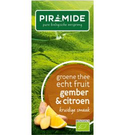 Piramide Piramide Groene thee met gember en citroen bio (20st)
