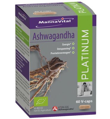 Mannavital Ashwagandha platinum bio (60vc) 60vc