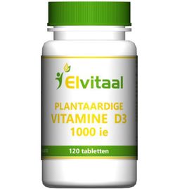 Elvitaal-Elvitum Elvitaal/Elvitum Vitamine D3 1000IE vegan (120tb)
