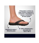 Lucovitaal Orthopedische slippers maat 37-38 zwart (1paar) 1paar thumb