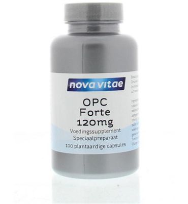 Nova Vitae OPC Forte 120 mg 95% (druivenpit extract) (100vc) 100vc