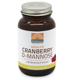 Mattisson Healthstyle Mattisson Healthstyle Cranberry D-mannose met berendruif extract (90tb)