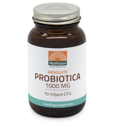 Mattisson Healthstyle Probiotica 1000mg 10miljard CFU met prebiotica (60vc) 60vc