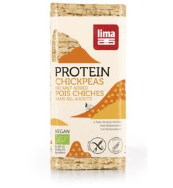 Lima Lima Wafels kikkererwt proteine bio (100g)