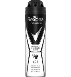 Rexona Rexona Men Invisible Black+White Deodorant Spray