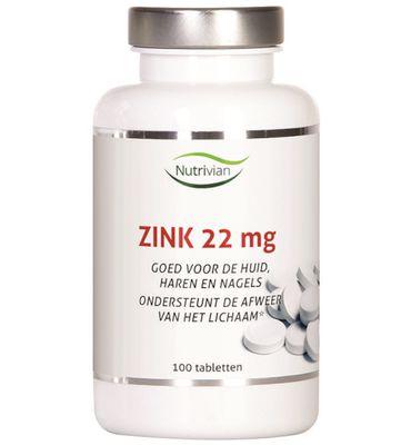 Nutrivian Zink methionine 22mg (100tb) 100tb