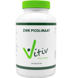 Vitiv Vitiv Zink picolinaat 50mg (100tb)