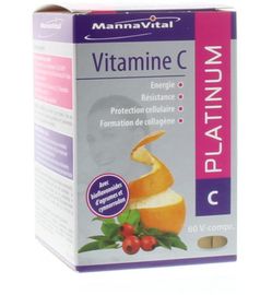 Mannavital Mannavital Vitamine C platinum (60tb)