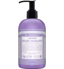 Dr. Bronner's Dr. Bronner's lavendel suiker zeep bio (355ml)