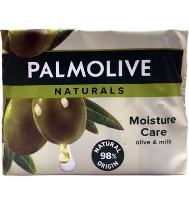 Palmolive Zeep moisture care olive & milk (4x90g) 4x90g