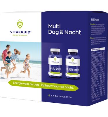 Vitakruid Multi dag & nacht 2 x 90 tabletten (2x90st) 2x90st