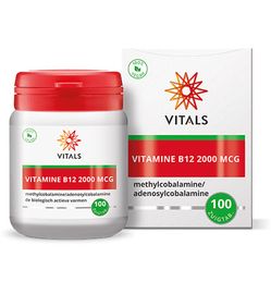 Vitals Vitals Vitamine B12 2000 mcg (100zt)