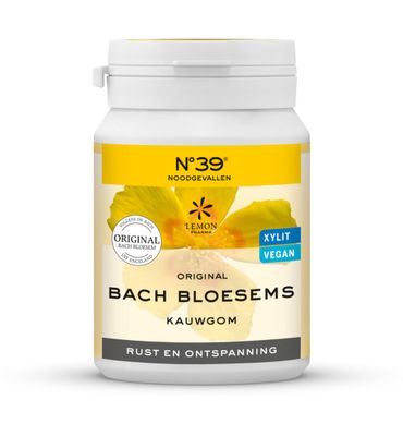 Lemon Pharma Bach Bloesem kauwgom nr. 39 rust en ontspanning (60g) 60g
