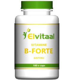 Elvitaal-Elvitum Elvitaal/Elvitum Vitamine B-forte gistvrij (180vc)