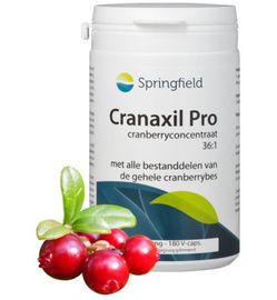 Springfield Springfield Cranaxil Pro cranberryconcentrate 500 mg (180vc)