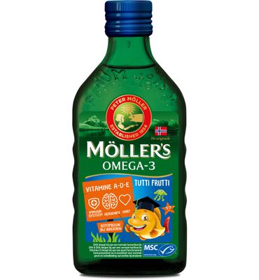 Mollers Omega-3 levertraan tutti frutti (250ml) 250ml