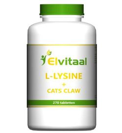 Elvitaal-Elvitum Elvitaal/Elvitum L-Lysine cats claw (270tb)