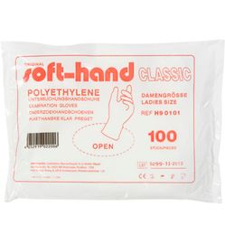 Softhand Softhand Onderzoekhandschoen poly dames (100st)