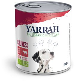 Yarrah Yarrah Hond brok rund in saus bio (820g)