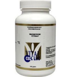 Vital Cell Life Vital Cell Life Magnesium citraat 80 mg poeder (100g)
