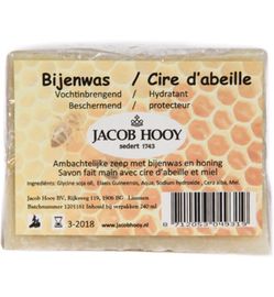 Jacob Hooy Jacob Hooy Bijenwas zeep niet vloeibaar (240ml)