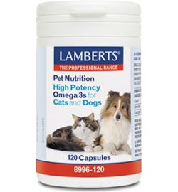 Lamberts Lamberts Omega 3 voor dieren hond en kat (120ca)