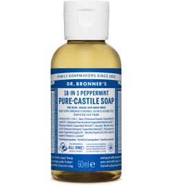 Dr. Bronner's Dr. Bronner's Liquid soap peppermint (60ml)