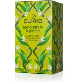 Pukka Organic Teas Pukka Organic Teas Lemongrass & ginger thee bio (20st)