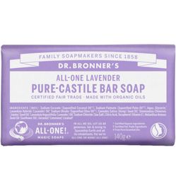 Dr. Bronner's Dr. Bronner's Barsoap lavendel (140g)