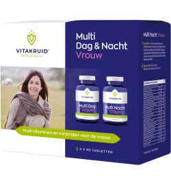 Vitakruid Vitakruid Multi dag & nacht vrouw 2 x 90 tabletten (2x90st)