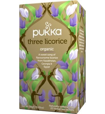 Pukka Organic Teas Three licorice bio (20st) 20st