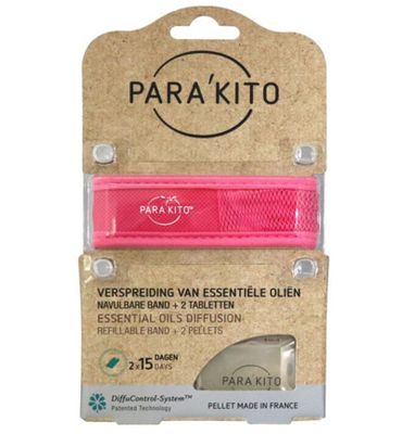Parakito Armband fuchsia met 2 tabletten (1st) 1st