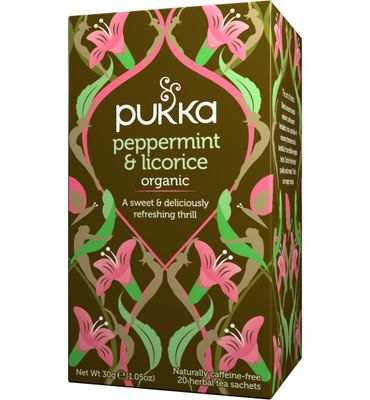 Pukka Organic Teas Peppermint & licorice herb bio (20st) 20st