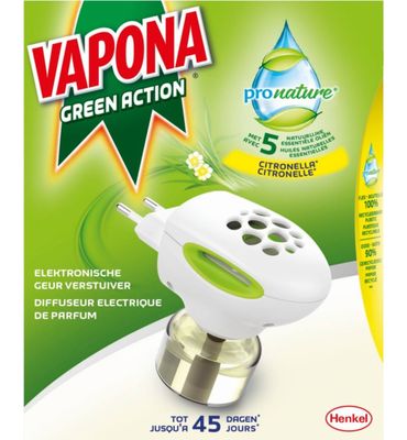Vapona Pronature green action elektronische verstuiver (1st) 1st