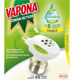 Vapona Vapona Pronature green action elektronische verstuiver (1st)