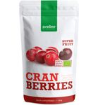 Purasana Veenbessen/canneberges/cranberries vegan bio (200g) 200g thumb