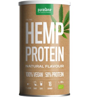 Purasana Vegan proteine hennep/chanvre bio (400g) 400g