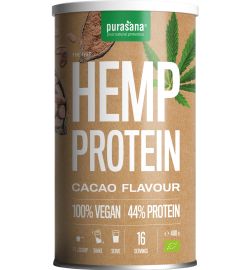Purasana Purasana Vegan proteine hennep/chanvre - cacao bio (400g)