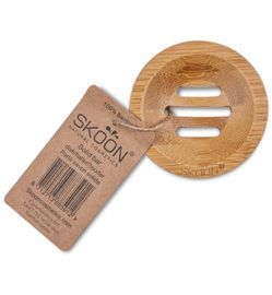 Skoon Skoon Bamboe solid bar houder rond (1st)