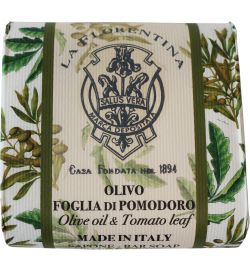 La Florentina La Florentina Zeep olijfolie-tomaten blad (106g)