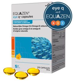 Equazen Equazen Eye q capsules omega 3- & 6-vetzuren (210ca)