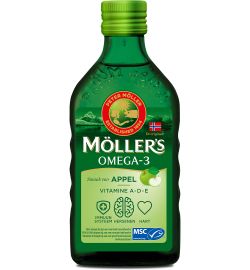 Mollers Mollers Omega-3 levertraan appel (250ml)